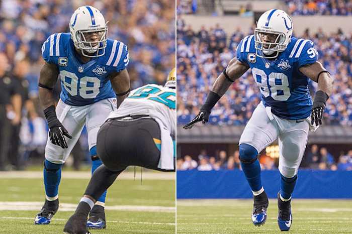 Given the freedom to line up left, right, inside or outside in his new role, Mathis flourished, with a career-high and league best 19.5 sacks. (Zach Bollinger/Icon SMI - 2)